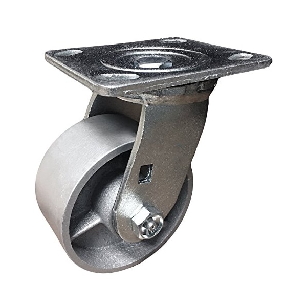 4" Heavy Duty Swivel Caster, 4" Semi Steel Cast Iron Wheel, Brand